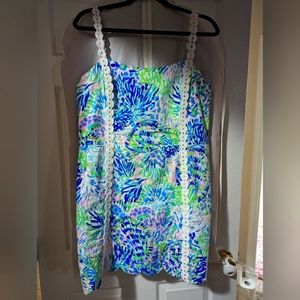 Lilly Pulitzer Shell of a Party Jesse romper euc